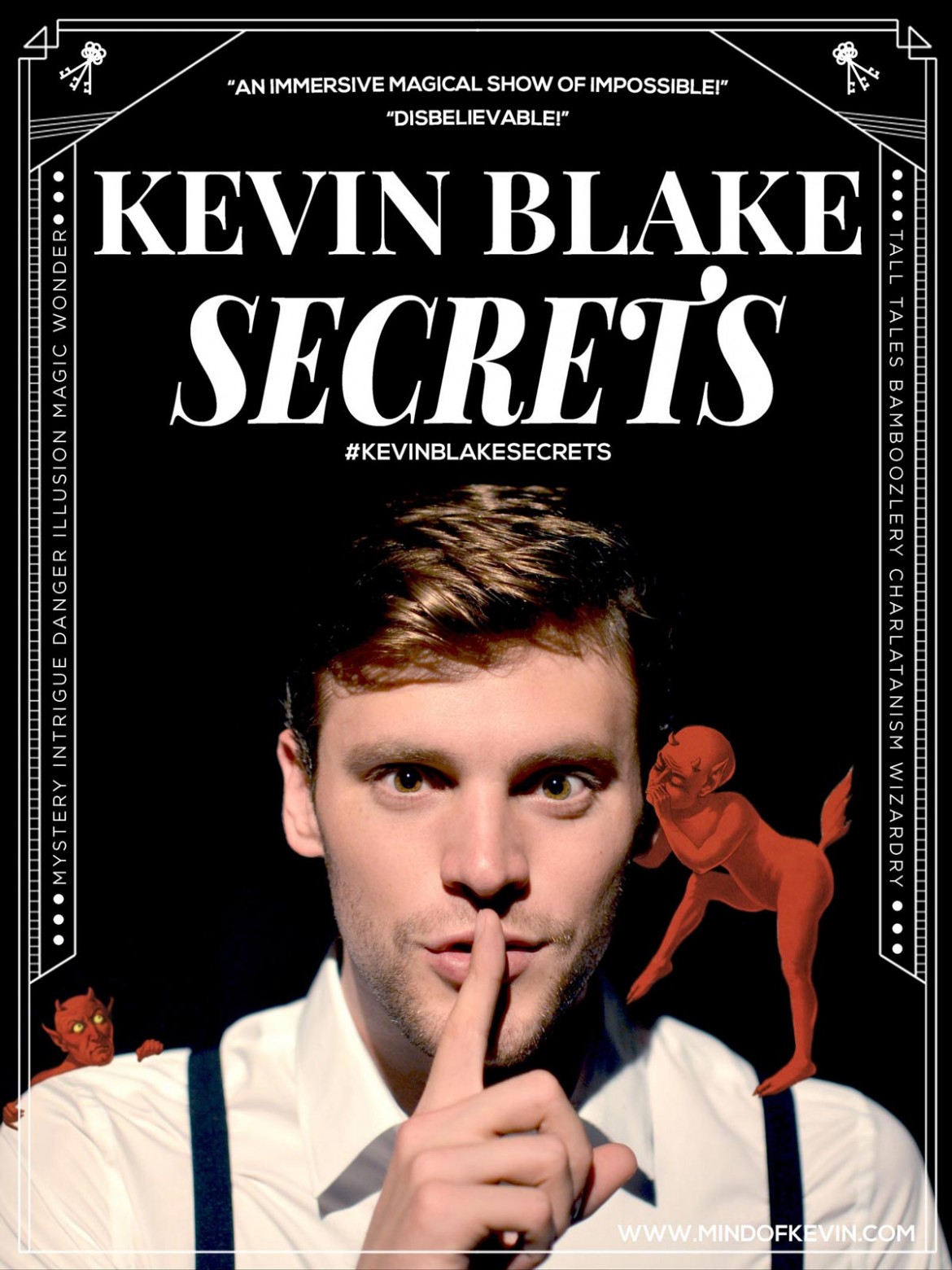 Kevin Blake Announces new show ‘Secrets: A Magical Mystery Show’