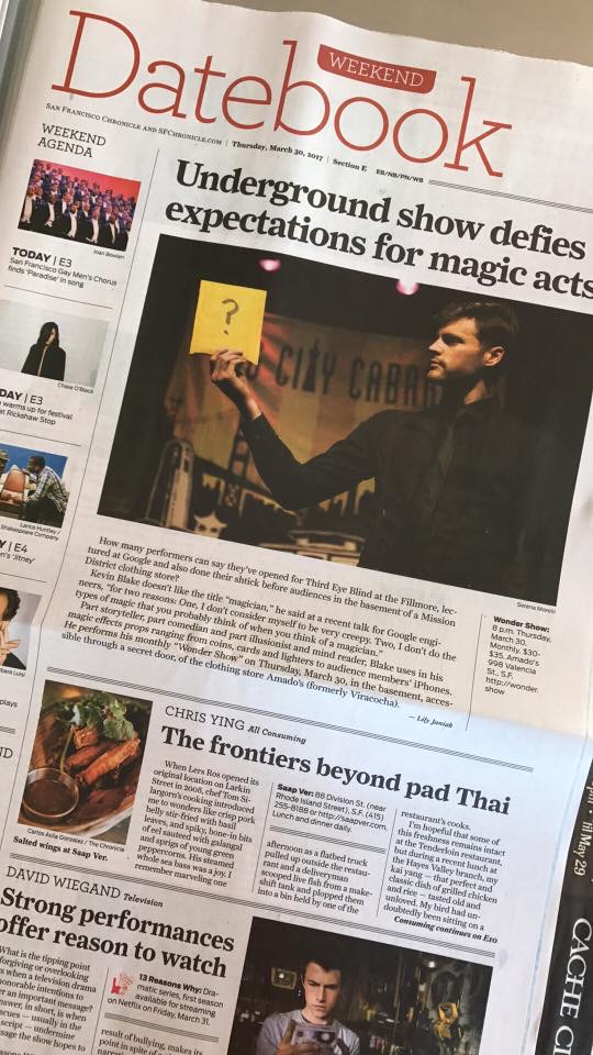 “Defies Magic Stereotypes” – SF Chronicle